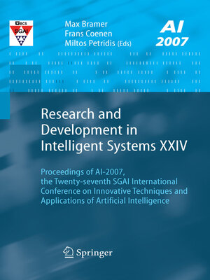 cover image of Research and Development in Intelligent Systems XXIV